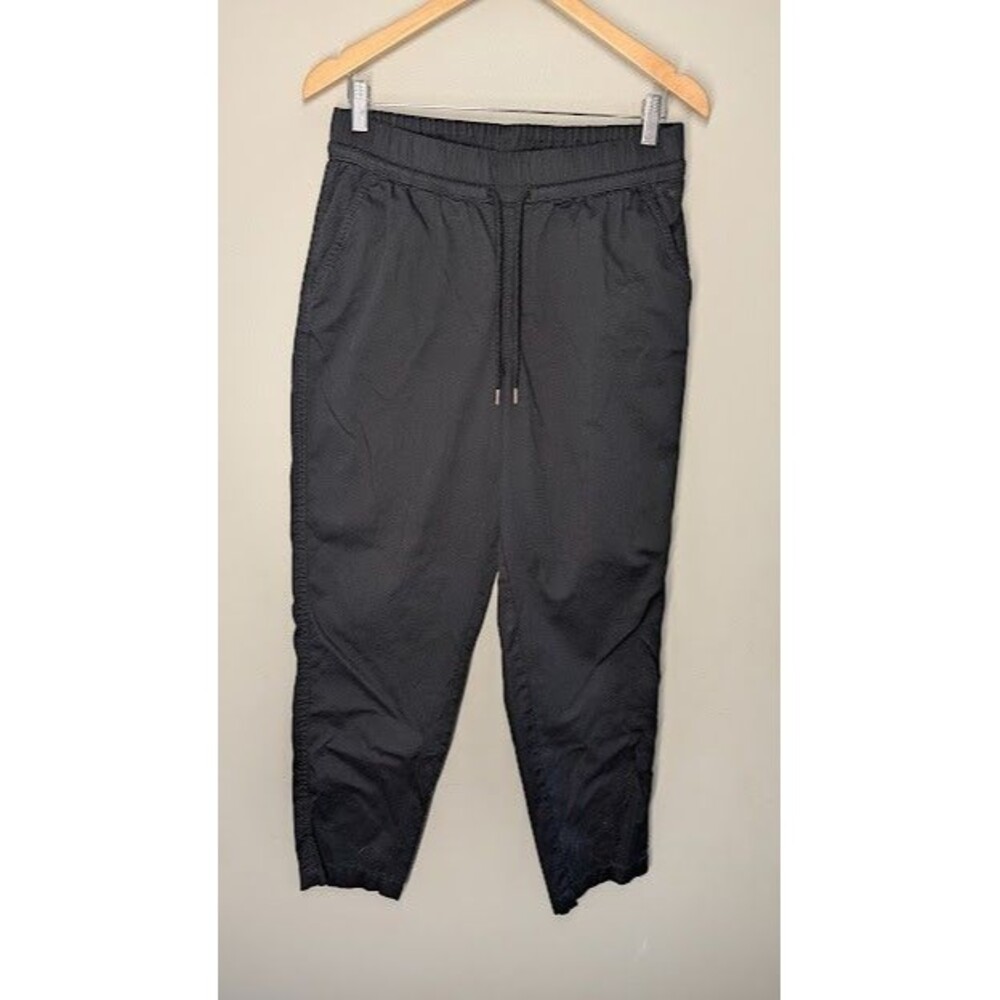 Pact Women's Daily Twill Ultra-High Rise Tapered Pant Medium Black